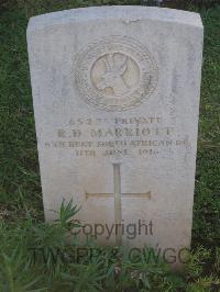 Dar Es Salaam War Cemetery - Marriott, R D